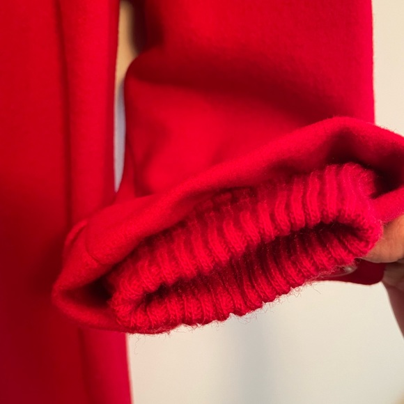 Orvis Women’s Red Wool Coat size M - Picture 8 of 8